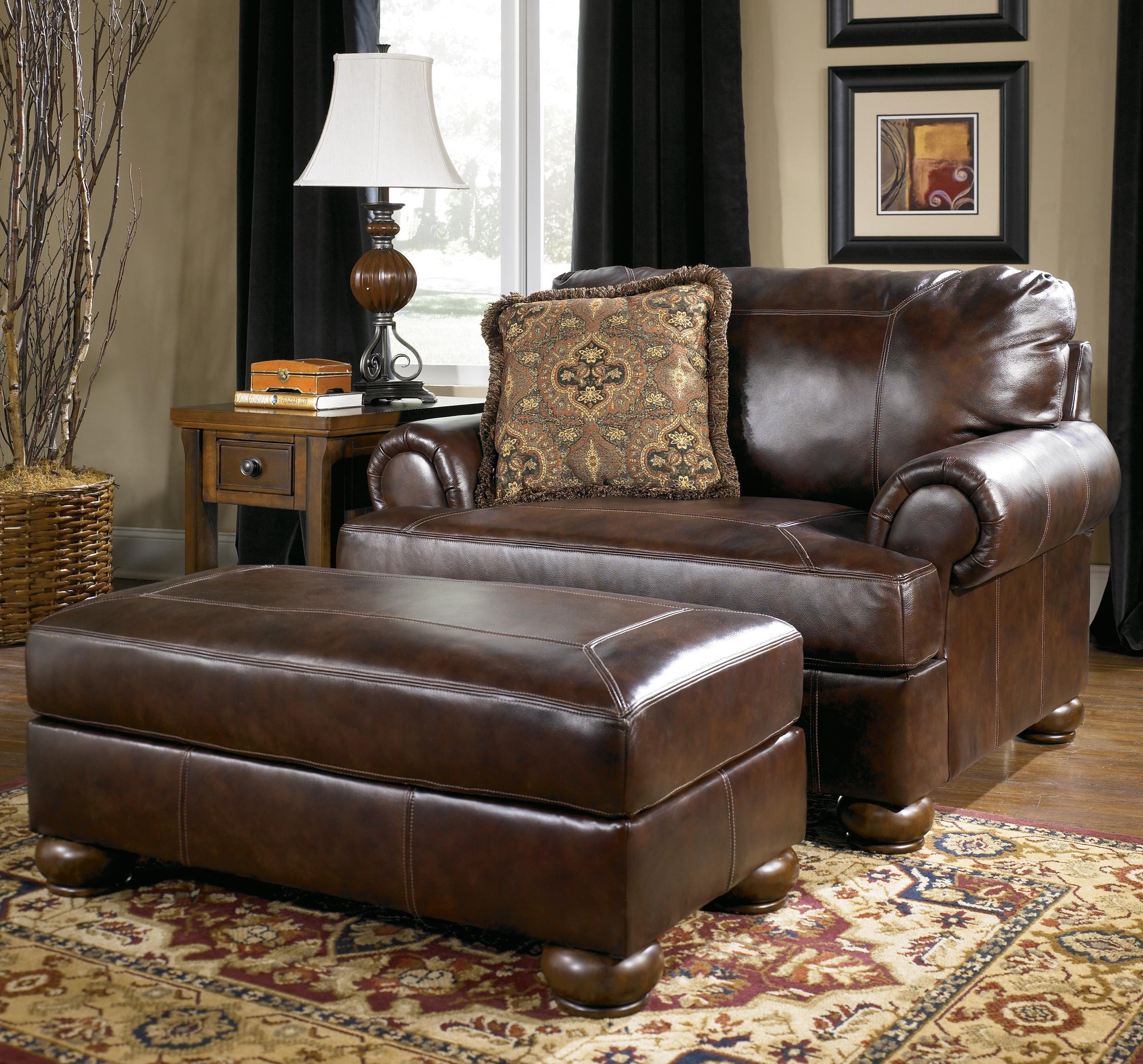 upholstered chair with ottoman club chair axiom walnut traditional upholstered chairandahalf and ottoman with bun wood feet by signature design ashley upholstered chair with ottoman club chair axiom walnut traditional upholstered chairandahalf and ottoman with bun wood feet by signature design ashley